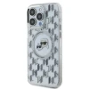 Чохол Karl Lagerfeld IML Monogram Karl & Choupette Head для iPhone 15 Pro Transparent with MagSafe (KLHMP15LHMCKMHT)