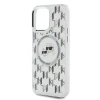 Чохол Karl Lagerfeld IML Monogram Karl & Choupette Head для iPhone 15 Pro Transparent with MagSafe (KLHMP15LHMCKMHT)