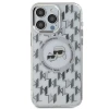 Чохол Karl Lagerfeld IML Monogram Karl & Choupette Head для iPhone 15 Pro Max Transparent with MagSafe (KLHMP15XHMCKMHT)