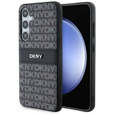 Чохол DKNY Leather Mono Stripe & Metal Logo для Samsung Galaxy S24 Plus Black (DKHCS24MPRTHSLK)