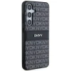 Чохол DKNY Leather Mono Stripe & Metal Logo для Samsung Galaxy S24 Plus Black (DKHCS24MPRTHSLK)