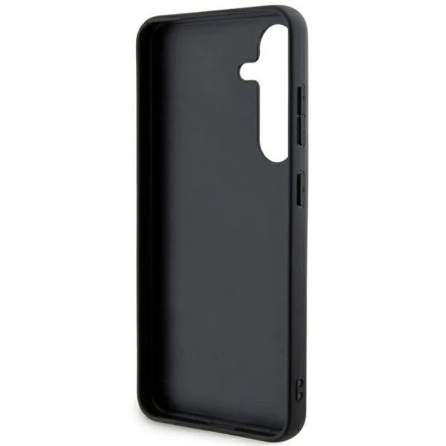 Чохол DKNY Leather Mono Stripe & Metal Logo для Samsung Galaxy S24 Plus Black (DKHCS24MPRTHSLK)