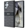 Чохол DKNY Leather Mono Stripe & Metal Logo для Samsung Galaxy S24 Ultra Black (DKHCS24LPRTHSLK)