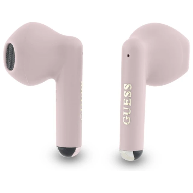 Беспроводные наушники Guess Printed Classic Logo Pink (GUTWSJ14ESGP)