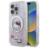 Чохол Hello Kitty Liquid Glitter Sweet Kitty Bows для iPhone 16 Pro Max White with MagSafe (HKHMP16XLSWKH)