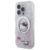Чохол Hello Kitty Liquid Glitter Sweet Kitty Bows для iPhone 16 Pro Max White with MagSafe (HKHMP16XLSWKH)