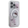 Чохол Hello Kitty Liquid Glitter Sweet Kitty Bows для iPhone 16 Pro Max White with MagSafe (HKHMP16XLSWKH)