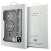 Чохол Guess IML Glitter with Pearl Strap для iPhone 16 Black with MagSafe (GUHMP16SHGCRELSK)