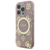Чохол Guess IML Peony On 4G Background для iPhone 16 Pro Max Pink with MagSafe (GUHMP16XH4PYEEP)