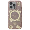 Чохол Guess IML Peony On 4G Background для iPhone 16 Pro Max Pink with MagSafe (GUHMP16XH4PYEEP)