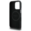 Чехол Guess Grained Triangle для iPhone 16 Pro Max Black with MagSafe (GUHMP16XPGTSPSK)