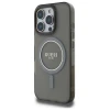 Чехол Guess IML Glitter Circle для iPhone 16 Pro Black with MagSafe (GUHMP16LHFGEREK)
