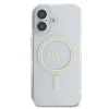 Чохол Guess IML Glitter Circle для iPhone 16 Transparent with MagSafe (GUHMP16SHFGERET)