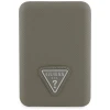 Powerbank Guess Grained Triangle 5000mAh 15W USB-C Brown with MagSafe (GUPB5FPGTSPSW)