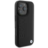 Чехол BMW Leather Hot Stamp для iPhone 16 Pro Black with MagSafe (BMHMP16LSLLBK)
