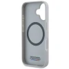 Чохол BMW Carbon Tricolor Line для iPhone 16 Grey with MagSafe (BMHMP16S23PUDTS)