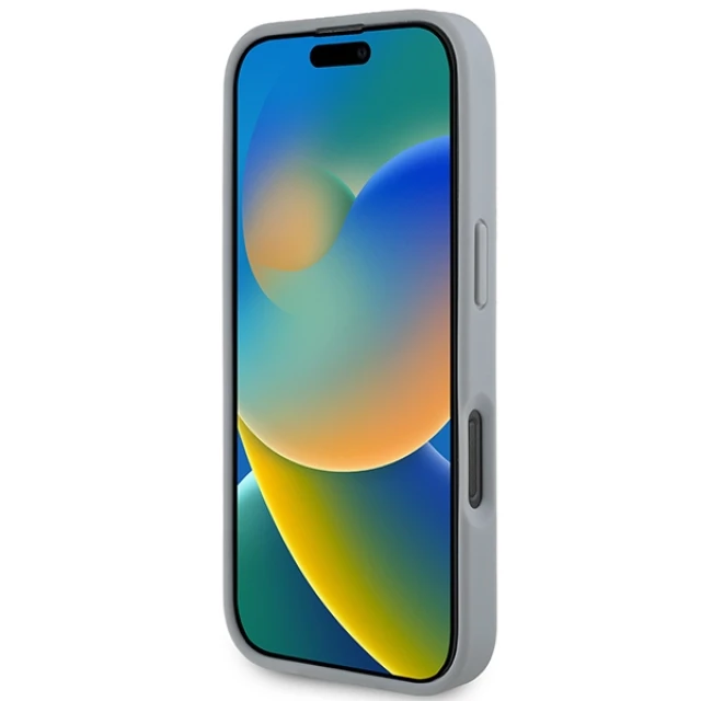 Чохол BMW Carbon Tricolor Line для iPhone 16 Pro Grey with MagSafe (BMHMP16L23PUDTS)