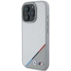 Чохол BMW Carbon Tricolor Line для iPhone 16 Pro Max Grey with MagSafe (BMHMP16X23PUDTS)