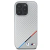 Чохол BMW Carbon Tricolor Line для iPhone 16 Pro Max Grey with MagSafe (BMHMP16X23PUDTS)
