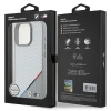 Чохол BMW Carbon Tricolor Line для iPhone 16 Pro Max Grey with MagSafe (BMHMP16X23PUDTS)