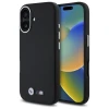 Чехол BMW M Smooth Full Wrapped Metal для iPhone 16 Black (BMHCP16S23PMWK)