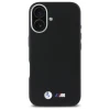 Чехол BMW M Smooth Full Wrapped Metal для iPhone 16 Black (BMHCP16S23PMWK)