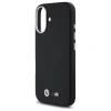 Чехол BMW M Smooth Full Wrapped Metal для iPhone 16 Black (BMHCP16S23PMWK)
