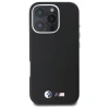 Чехол BMW M Smooth Full Wrapped Metal для iPhone 16 Pro Black (BMHCP16L23PMWK)