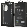 Чехол BMW M Smooth Full Wrapped Metal для iPhone 16 Pro Black (BMHCP16L23PMWK)