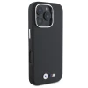 Чохол BMW M Smooth Full Wrapped Metal для iPhone 16 Pro Max Black (BMHCP16X23PMWK)
