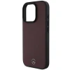 Чохол Mercedes Textured and Plain Leather для iPhone 16 Pro Red with MagSafe (MEHMP16L23RBARR)