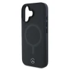 Чохол Mercedes Plain Smooth Leather для iPhone 16 Plus Black with MagSafe (MEHMP16M23RCMK)