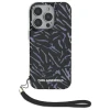 Чохол Karl Lagerfeld IML Zebra Pattern & Cord для iPhone 16 Pro Purple (KLHCP16LHZBPKCCU)