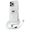 Чохол Karl Lagerfeld IML Choupette Head & Cord для iPhone 16 Pro Max Transparent with MagSafe (KLHMP16XHCCHNT)