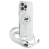 Чохол Karl Lagerfeld IML Choupette Head & Cord для iPhone 16 Pro Max Transparent with MagSafe (KLHMP16XHCCHNT)