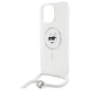 Чохол Karl Lagerfeld IML Choupette Head & Cord для iPhone 16 Pro Max Transparent with MagSafe (KLHMP16XHCCHNT)