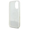 Чохол Hello Kitty Liquid Glitter Fever для iPhone 16 White Gold with MagSafe (HKHMP16SLGDIH)