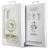 Чохол Hello Kitty Liquid Glitter Fever для iPhone 16 Pro White Gold with MagSafe (HKHMP16LLGDIH)