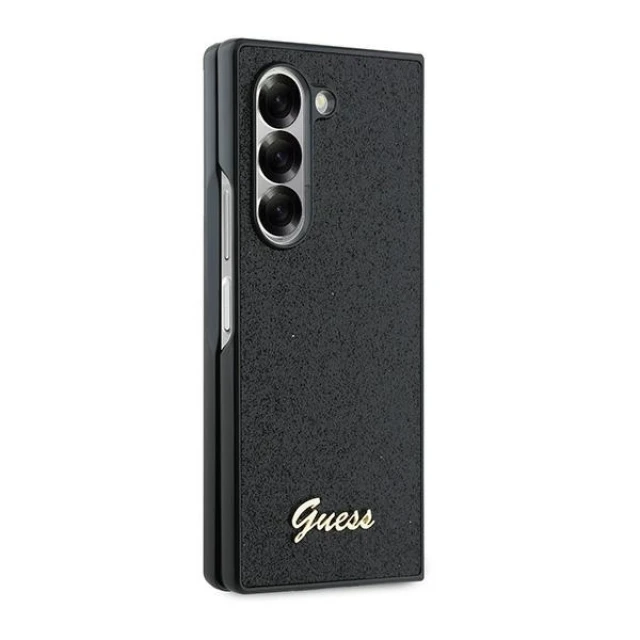 Чохол Guess Glitter Script для Samsung Galaxy Fold6 (F956) Black (GUHCZFD6HGGSHK)