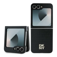 Чохол DKNY Repeat Pattern Stack Logo для Samsung Galaxy Z Flip6 / Z Flip7 FE Black (DKHCZF6PSHRPSK)