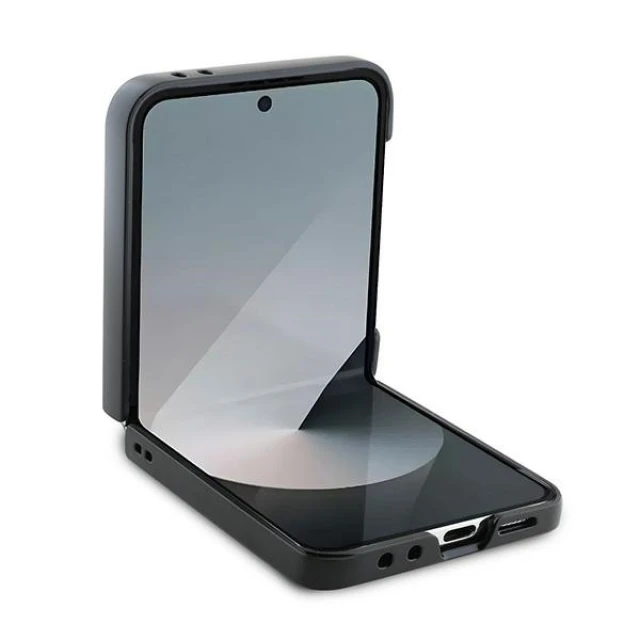 Чохол DKNY Repeat Pattern Stack Logo для Samsung Galaxy Z Flip6 / Z Flip7 FE Black (DKHCZF6PSHRPSK)