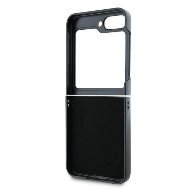 Чохол DKNY Repeat Pattern Stack Logo для Samsung Galaxy Z Flip6 / Z Flip7 FE Black (DKHCZF6PSHRPSK)
