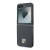 Чохол DKNY Leather Metal Stack Logo для Samsung Galaxy Z Flip6 | Z Flip7 FE Black (DKHCZF6PSMCSLK)