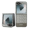 Чохол DKNY Repeat Pattern Bottom Stripe для Samsung Galaxy Z Flip6 / Z Flip7 FE Brown (DKHCZF6PSOSPW)