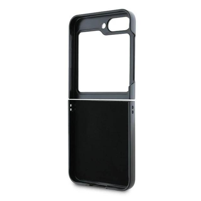 Чохол DKNY Repeat Pattern Bottom Stripe для Samsung Galaxy Z Flip6 / Z Flip7 FE Brown (DKHCZF6PSOSPW)