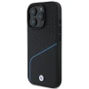 Чохол BMW Signature Leather Textured & Line для iPhone 16 Pro Black with MagSafe (BMHMP16L23RDCLK)