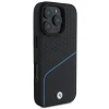 Чохол BMW Signature Leather Textured & Line для iPhone 16 Pro Black with MagSafe (BMHMP16L23RDCLK)