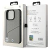 Чохол BMW Signature Leather Textured & Line для iPhone 16 Pro Grey with MagSafe (BMHMP16L23RDCLG)