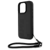 Чохол BMW Signature Leather Wordmark Cord для iPhone 16 Pro Max Black (BMHCP16X23RMRLK)