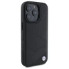 Чохол BMW Signature Leather Crossing Lines Pattern для iPhone 16 Pro Max Black (BMHCP16X23RCGPK)